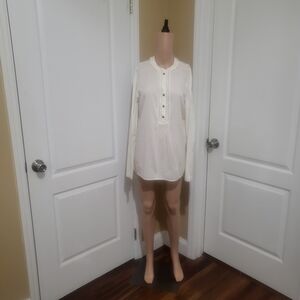 Sanctuary White Button-Up Shirt Pre-own